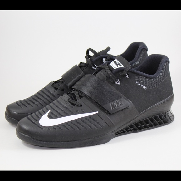 nike romaleos 3 black white